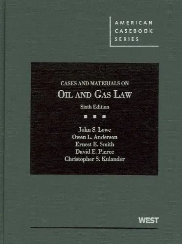 Cover of Cases and Materials on Oil and Gas Law