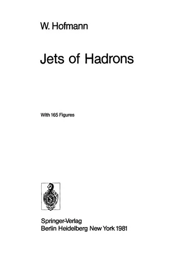 Cover of Jets of Hadrons