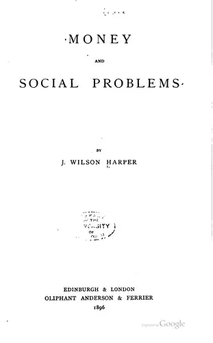 Cover of Money and Social Problems